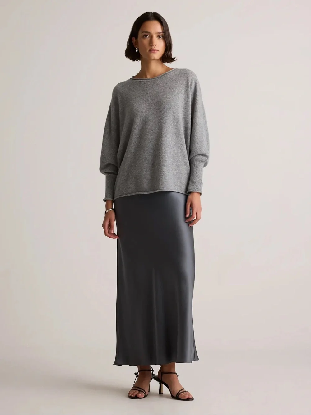 Quince Mongolian Cashmere Batwing Sweater Size S/M - Picture 2 of 9